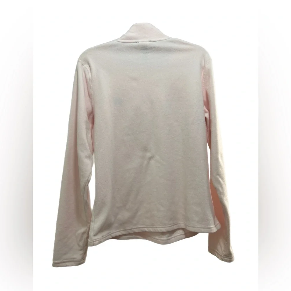 The North Face TNF Light Pink 1/4 Zip Pullover Fleece Jacket Size M - Picture 5 of 7